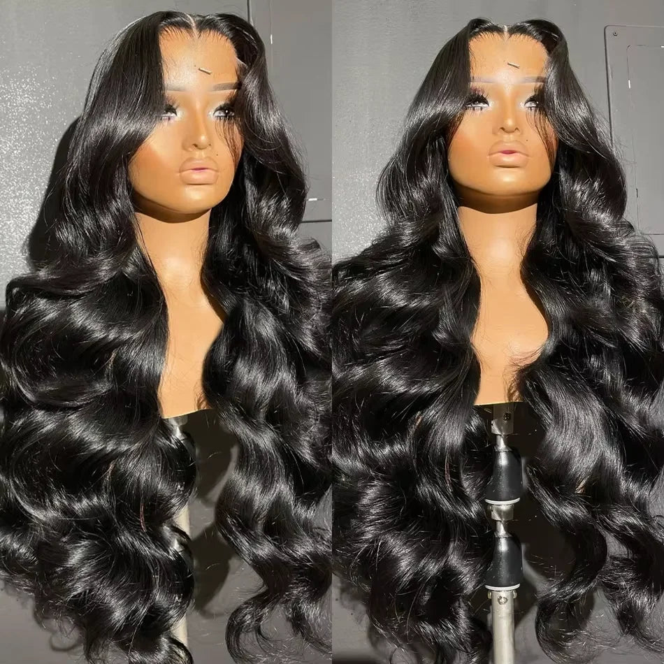 Raw Indian Hair PrePlucked 13x6 Glueless HD Lace Frontal Human Hair Wig Body Wave Curl 13x4 Lace Front Remy Hair Wig Vendor
