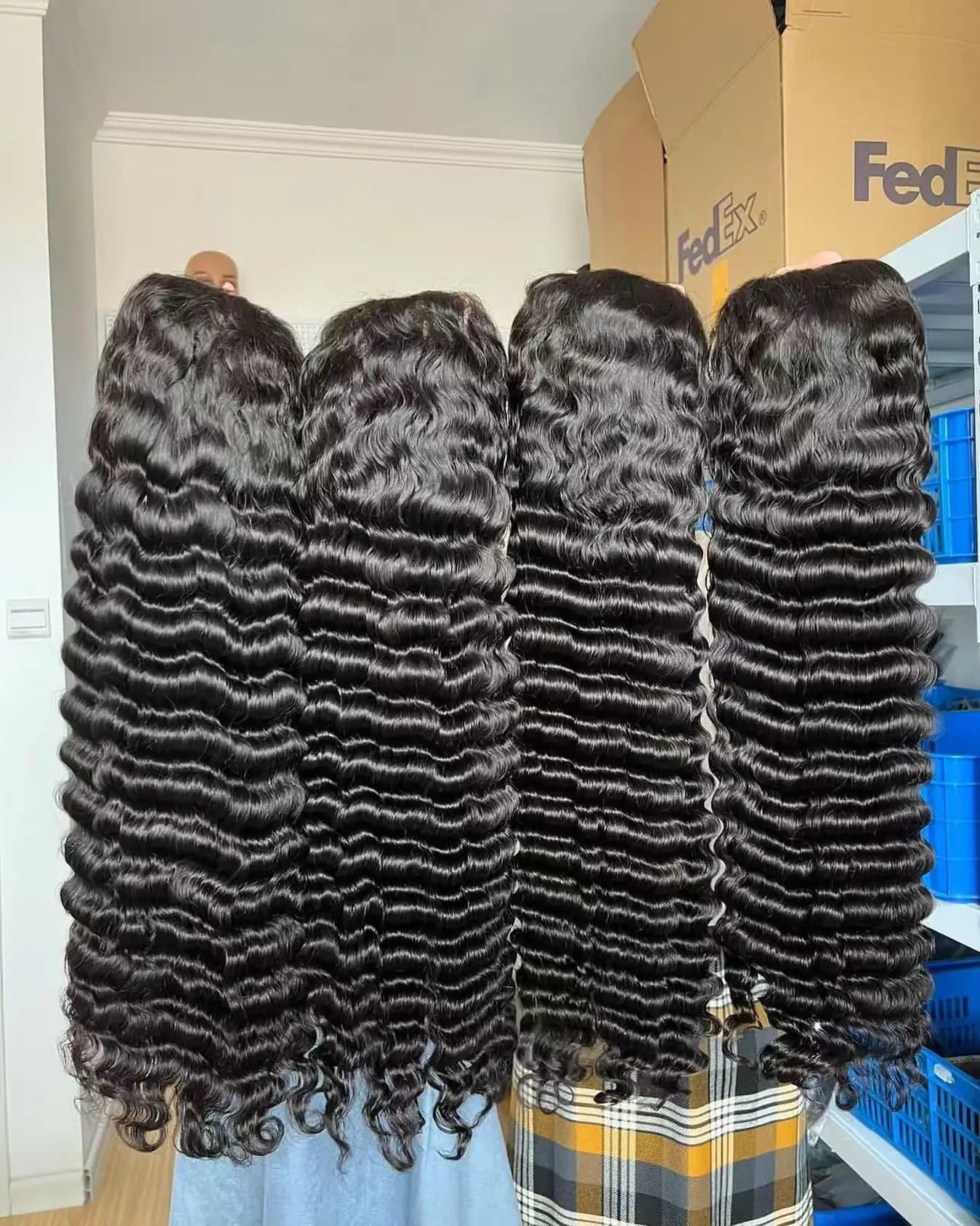 Wholesale Long Raw Wigs Frontal Human Hair Wigs Burmese Hair Body Wave Bone Straight Wigs for Black Women