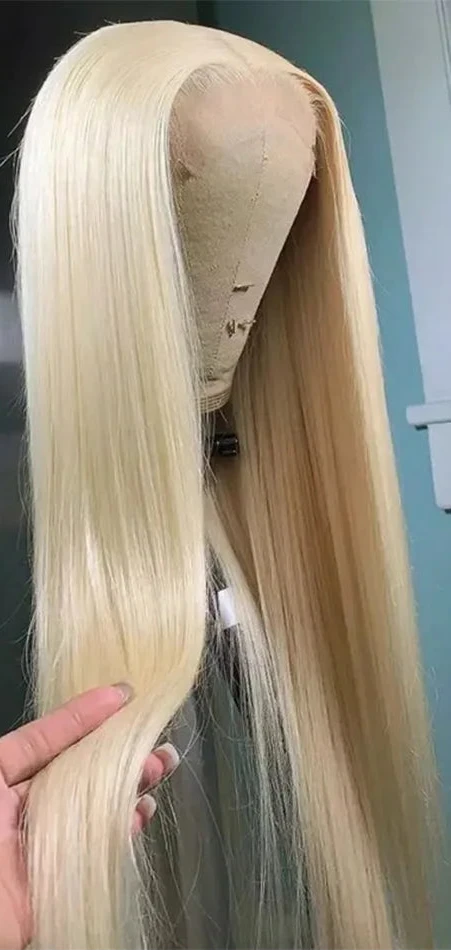 613 Lace Front Wigs Human Hair Blonde Straight Hd Lace