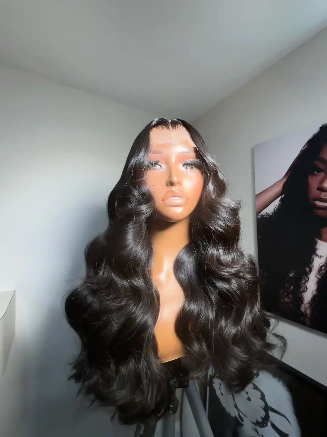 Wholesale Long Raw Wigs Frontal Human Hair Wigs Burmese Hair Body Wave Bone Straight Wigs for Black Women